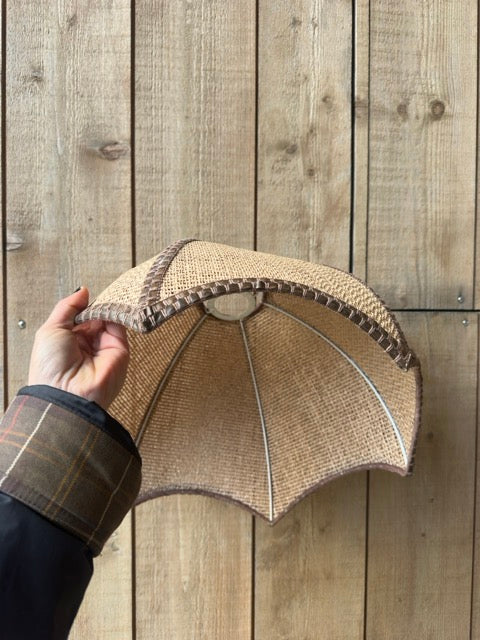 Abat-jour esprit cannage