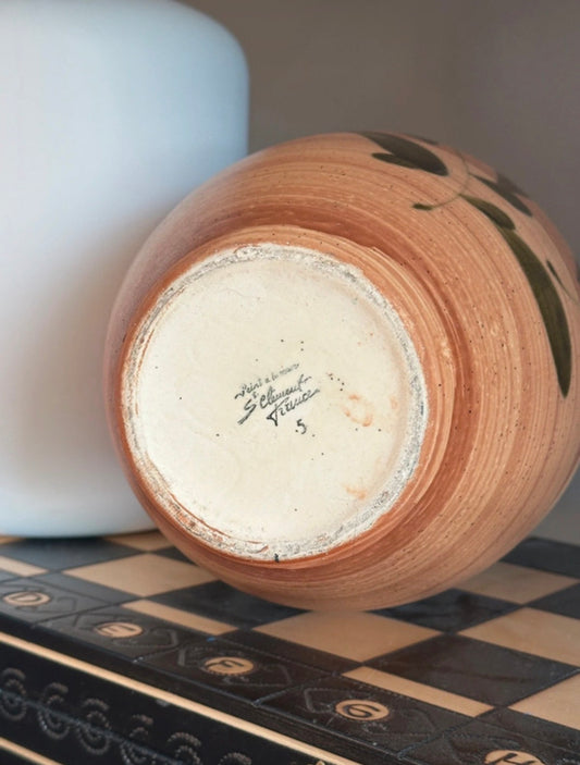 Grand vase Saint-Clément peint à la main - France