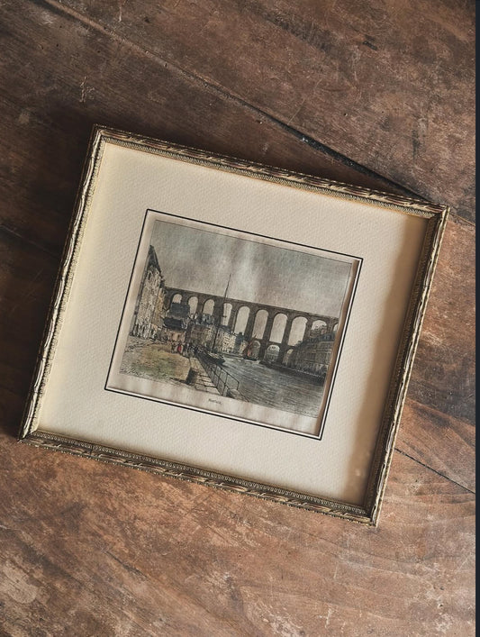 Gravure ancienne – Morlaix