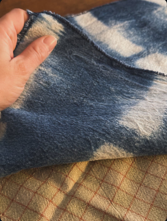 Lot de 4 set de table Bleu Indigo