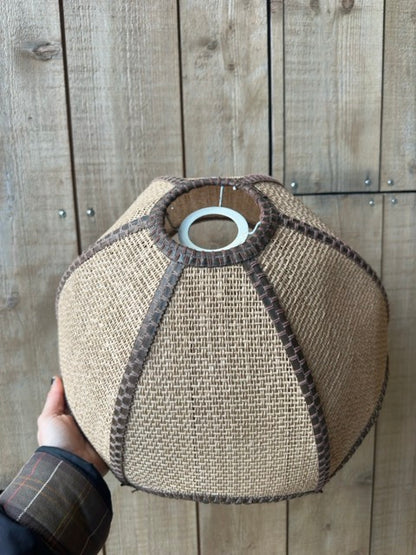 Abat-jour esprit cannage