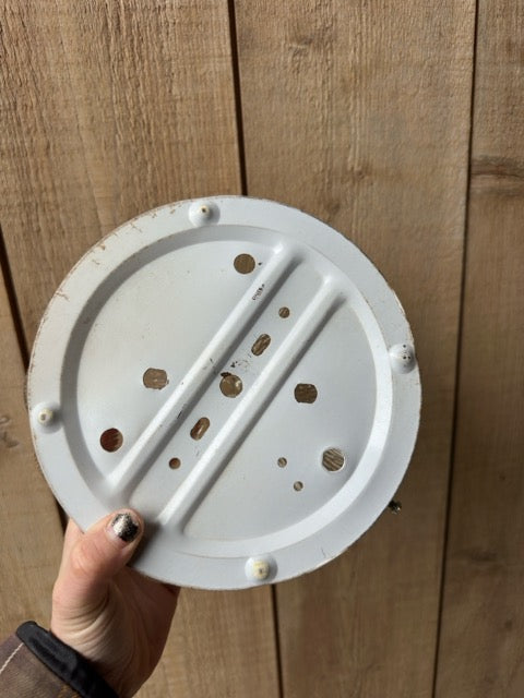 Plafonnier ou applique murale vintage en verre