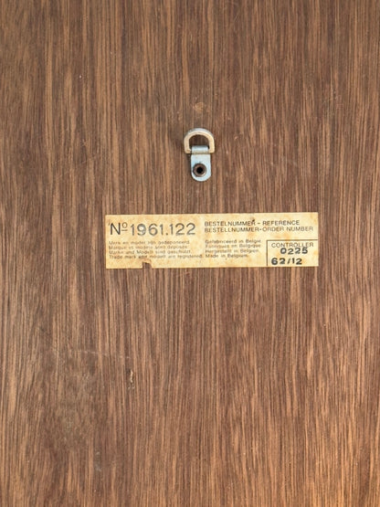 Miroir vintage octogonal doré – Belgique deknudt, années 50