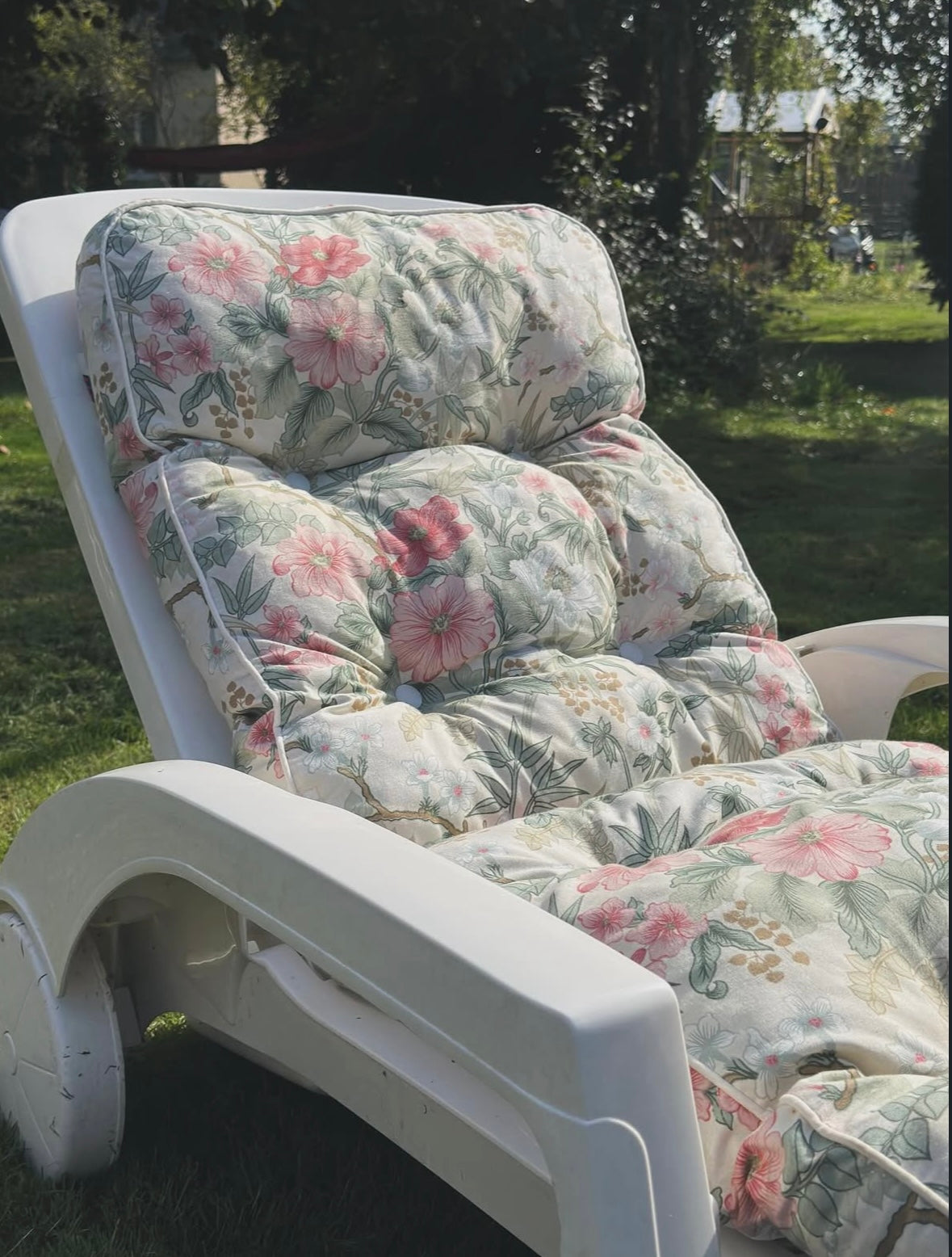 Matelas vintage à fleurs